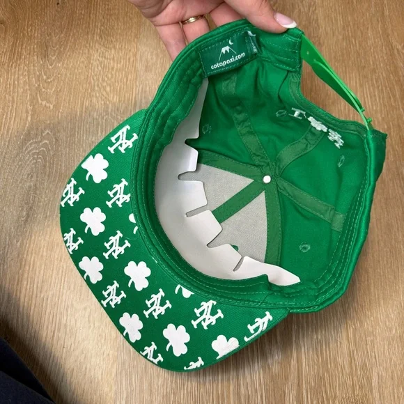 Cotopaxi Hat Men New York Mets Baseball Green Shamrock Irish Snapback Streetwear - Picture 3 of 3